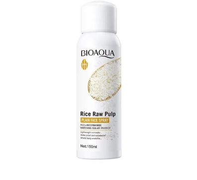 Bioaqua Rice Raw Pulp , Rice + Nicotinamide Whitening Isolate and Protect Plain Face Spray For Girls and For Women BQY11411