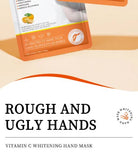 SADOER Pack OF 2 Vitamin C Whitening Moisturizing Repair Nourishing Korean Hand & Foot Mask (SD91396 SD91389)