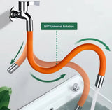 360° Rotation Faucet Extender Pipe Kitchen Faucet Extension Hose Pipe