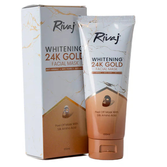 Rivaj Whitening 24K Gold Facial Mask 100ml