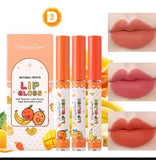 Dragon Ranee 3PCS Lipstick Set New Velvet Matte Lip Gloss Waterproof Long Lasting Lip Balm Moisturizing Makeup 1.5g*3