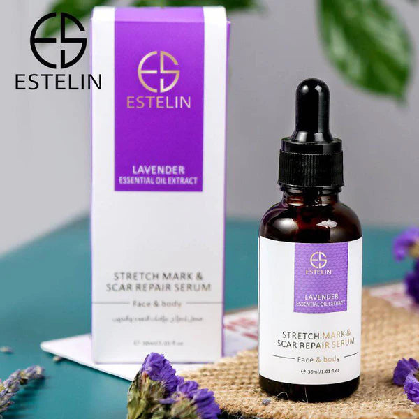 Estelin Lavender Stretch Mark & Scar Repair Serum Oil By Dr.Rashel - ES-0016