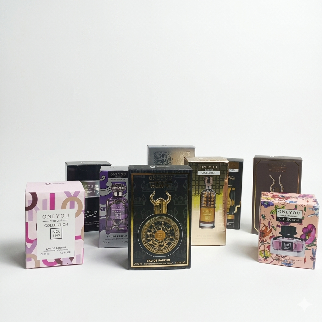 Random Luxe Perfume Collection – Pack of 5 (30ml Each) – Miss Beauty