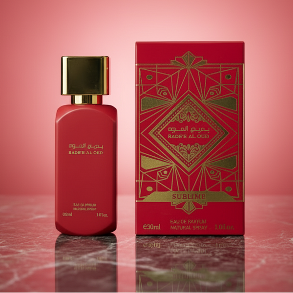 BADE'E AL OUD SUBLIME | Royal Red & Gold Oud EDP Perfume - 30ml
