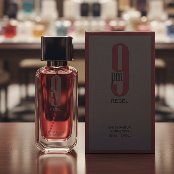 9 PM REBEL - Eau De Parfum Natural Spray - Bold & Intense Aromatic Scent Perfume 30ml