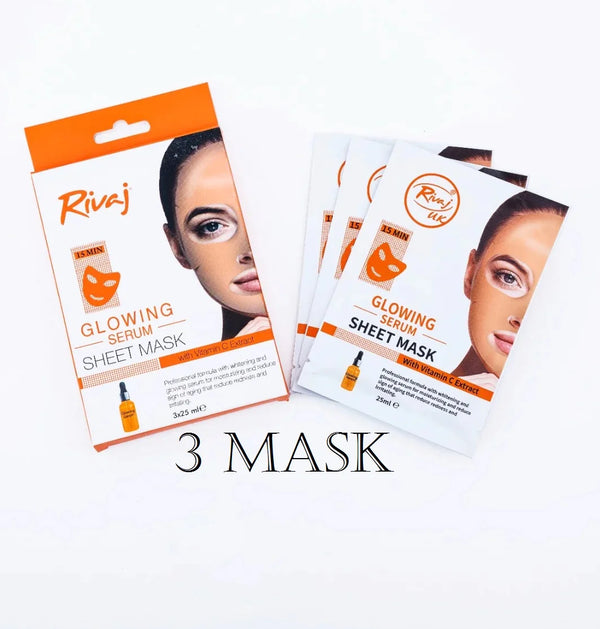 Rivaj UK Glowing Serum Sheet Mask