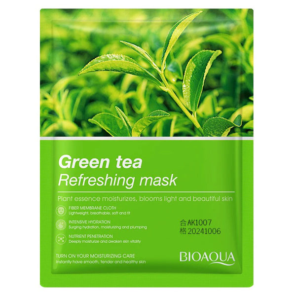 BIOAQUA 1 Piece Green Tea Refreshing Face Sheet Mask