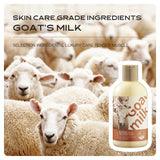 Kormesic Goat Milk Body Wash  Deeply Moisturising Whitening Gentle Smoothing Silky Body Wash 250ml