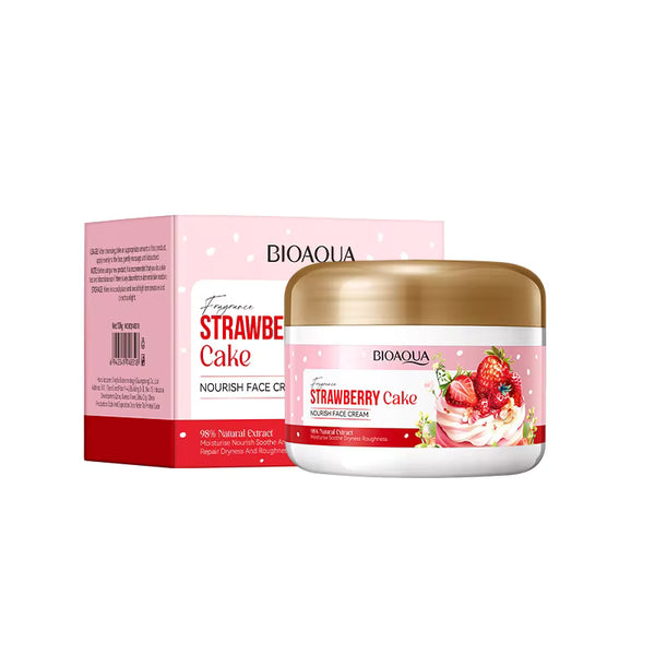 BIOAOUA Strawberry Cake Nourishing Face Cream 100g BQY48318