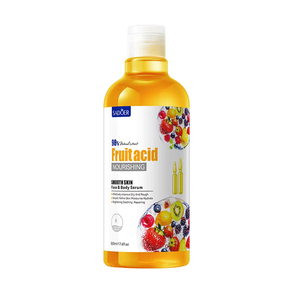SADOER Fruit Acid Smooth Skin Face & Body Serum 500ml