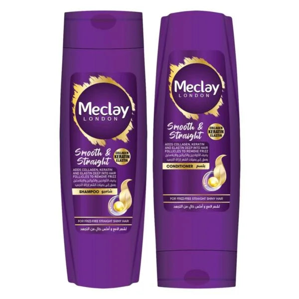 Meclay London Smooth & Straight Shampoo (185ml) + Conditioner
