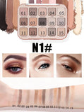 Miss Rose 15 Color Glam Eyeshadow Palette