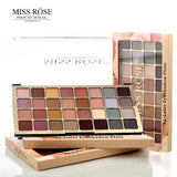 Miss Rose 32 Colors Matte And Shimmer Eyeshado Not Easy To Fly Powder And Silty Fine Palette