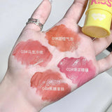 GEGE BEAR 1 Pc Drum Shape Kiss Lip Glaze High Quality Cute Oil Moisturizing Lips For Girls & Women GX1080