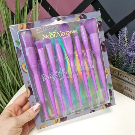 NoorAlzawi 8 Pcs - Professional Makeup Brush Set