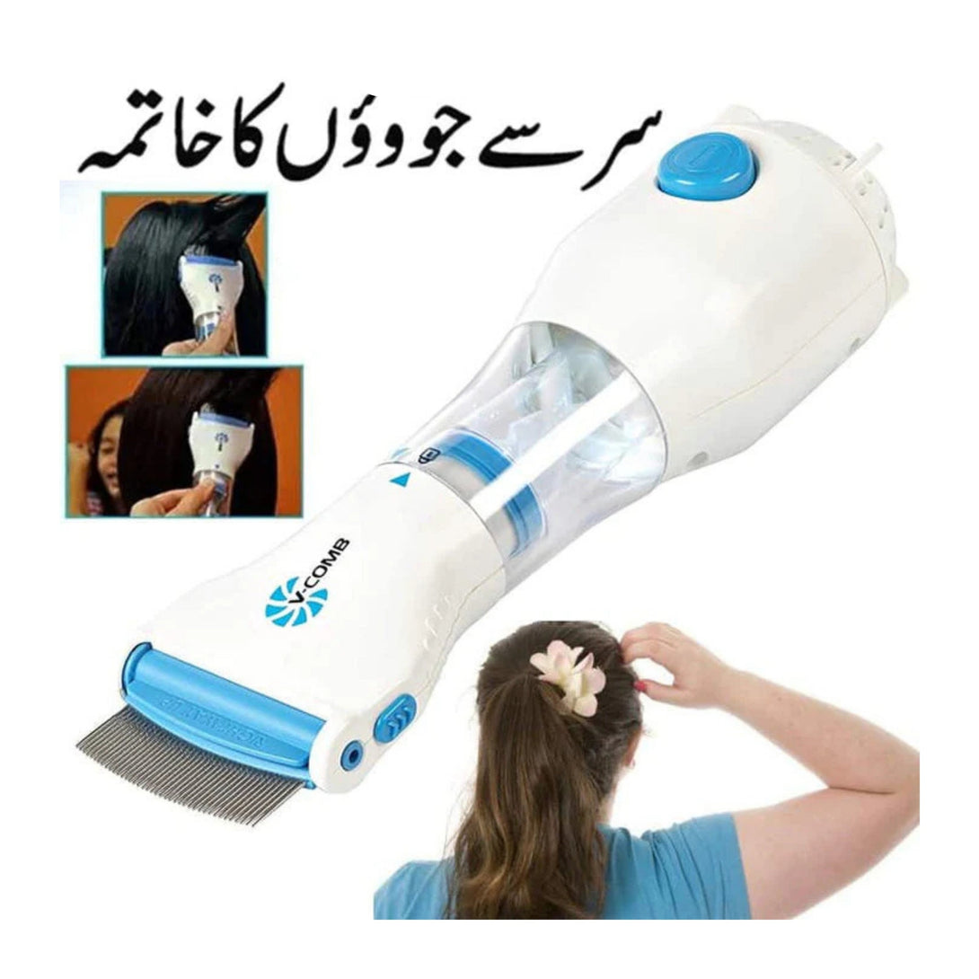 V Comb Electronic Head Lice Removal Machine Anti Lice Machine with 4 F ...