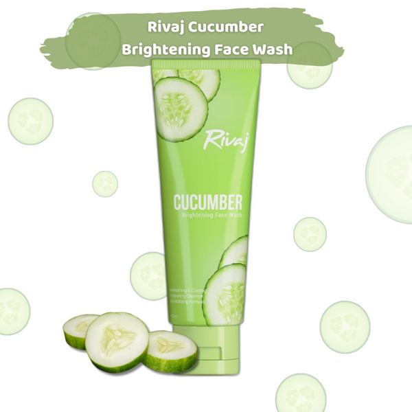 Rivaj UK Cucumber Extract Whitening Face Wash