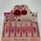 MOCMALLURE High Quality Transparent Color Changing Flower Jelly Lipstick