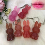 1 PC BUNNY Keychain  Lipgloss