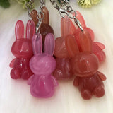 1 PC BUNNY Keychain  Lipgloss