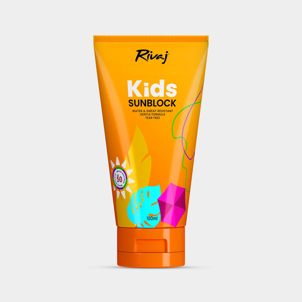 Rivaj UK SPF 50 Kids SunBlock 100 ML- New Packing Save Baby From Sun Protection
