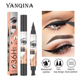 YANQINA High Quality Long Lasting Fast Dry Makeup Stamp Eyeliner Waterproof Liquid Eyeliner