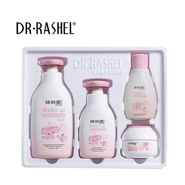 DR.Rashel Pack Of 4 Soft Touch Baby Care Lotion , Shampoo , Message Oil  For Baby's And Kid Baby Care Series