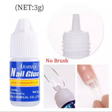 Super Strong Nail Glue For False Nail Tips, Acrylic Nails,Press On Nails,Fake Nails Art Decoration Lasting Adhesion