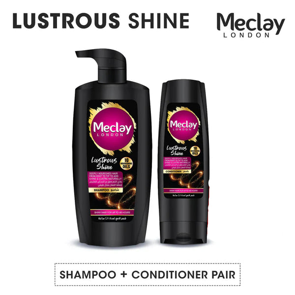 Meclay London Lustrous Shine Shampoo 660ml + Conditioner Pair Box