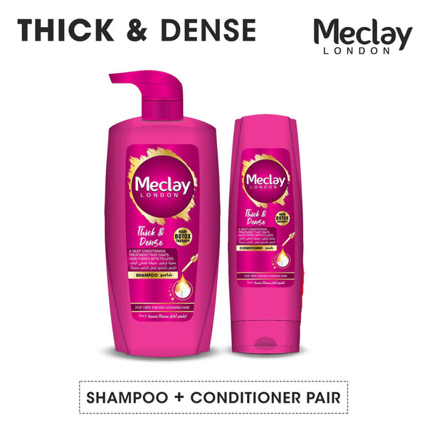 Meclay London Thick & Dense Shampoo 660ml + Conditioner Pair Box