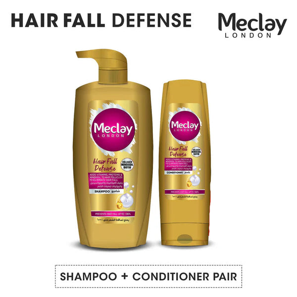 Meclay London Hair Fall Defense Shampoo 660ml + Conditioner Pair Box