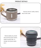 Stainless Steel Vacuum Flask Set 500ml Double Wall Thermos Set Vacuum Flask Gift Set With Double Lids Imported Quality