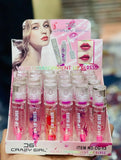 Miss Beauty 1pc Crazy Girl Transparent Velvet Lip Gloss.CG13.