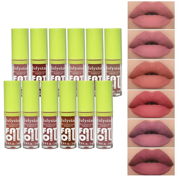 Julystar Pack of 3 Thick Lip Gloss Base Makeup with unique colors and brightness shimmer lip gloss