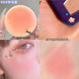 Biya 3 Colors Face Gradual Blush Powder Blush Shimmer Three Dimensional Marking Lightening Blush Powder Colors 3 in 1