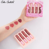 Color Castle 4pcs Matte Lip Gloss Set 24H Long Lasting LipGloss Kit.4210