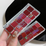 Love Queen Beauty 12 Color Matte Jelly Lip Cream Pallette SQ-0782