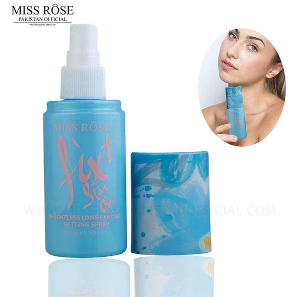 Miss Rose Fixt Stay On  Over Fixer Makeup Fixer Long Lasting Setting Spray 80ml