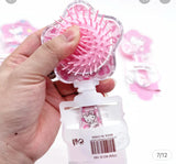 New 1 PC Anime Frozen Comb Kawaii Elsa Princess Minnie Mouse Sofia the First Quicksand Sequin Air Cushion Comb Cartoon Girl Gifts