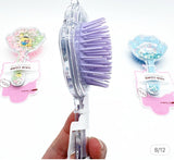 New 1 PC Anime Frozen Comb Kawaii Elsa Princess Minnie Mouse Sofia the First Quicksand Sequin Air Cushion Comb Cartoon Girl Gifts