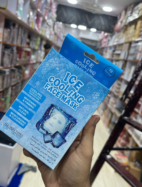 10pcs Ice Cooling Facial Mask Ice Cooling  Mask for Facial - Facial Mask Peel off Mask Cream