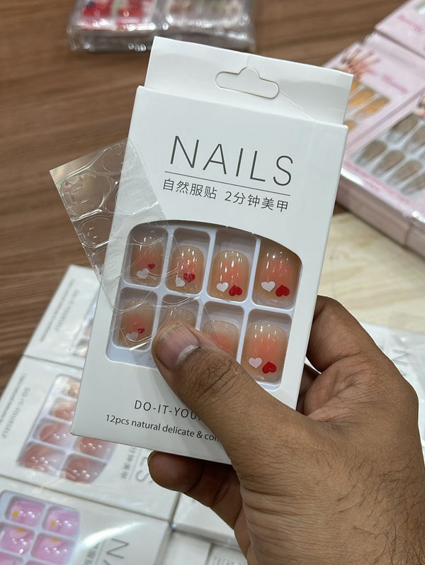 Huxia Beauty  12 Pcs Nails False Nails  Artifical Nails