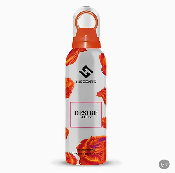 Hiscents Desire Bloom Body Spray 200ml