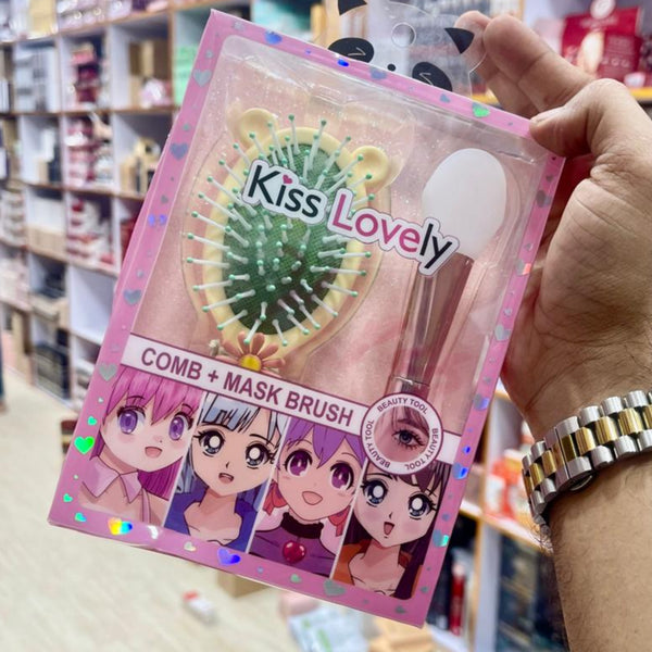 Kiss Lovely Comb and Mask Brush