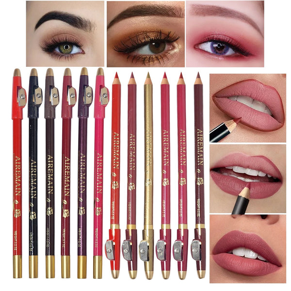 AIREMAIN Let Your Beauty Endless Perfect Lip Liner Pencil 12Pcs