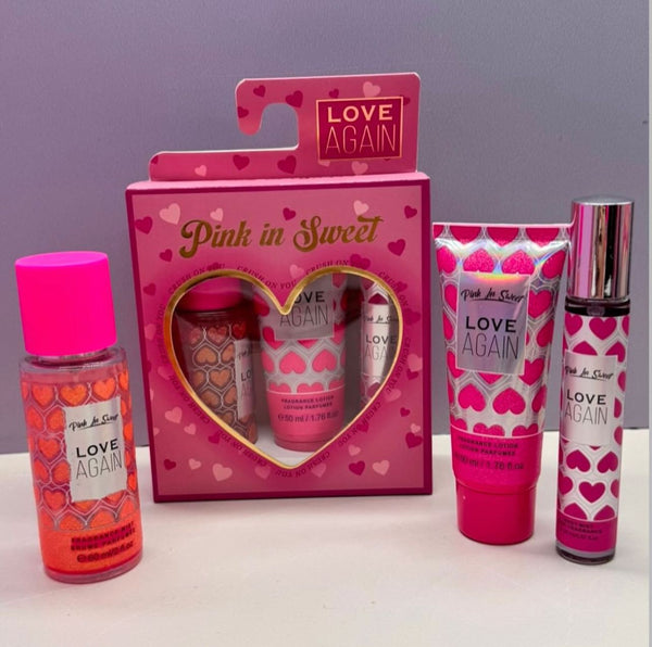 Love Again Pink in Sweet 3pcs  Fragrance Set