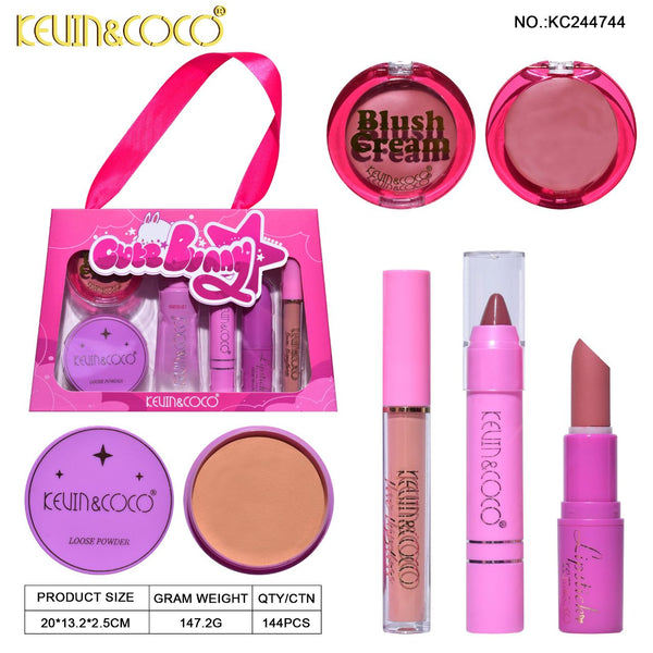 Kevin & COCO 6pcs Makeup Cute Bunny Gift Box Set