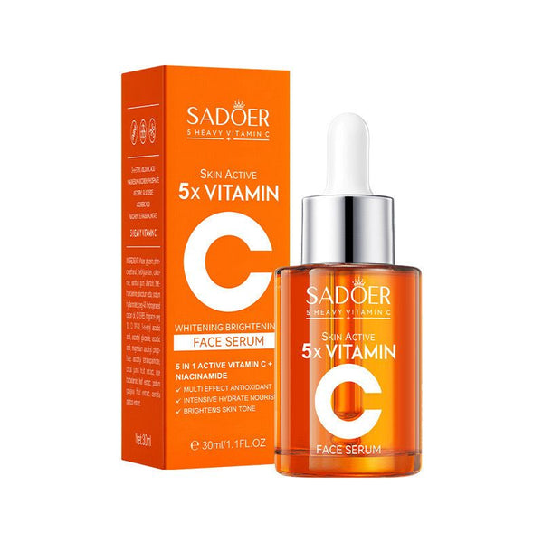 Sadoer 5x Vitamin C Whitening Brightening Face Serum 30ml