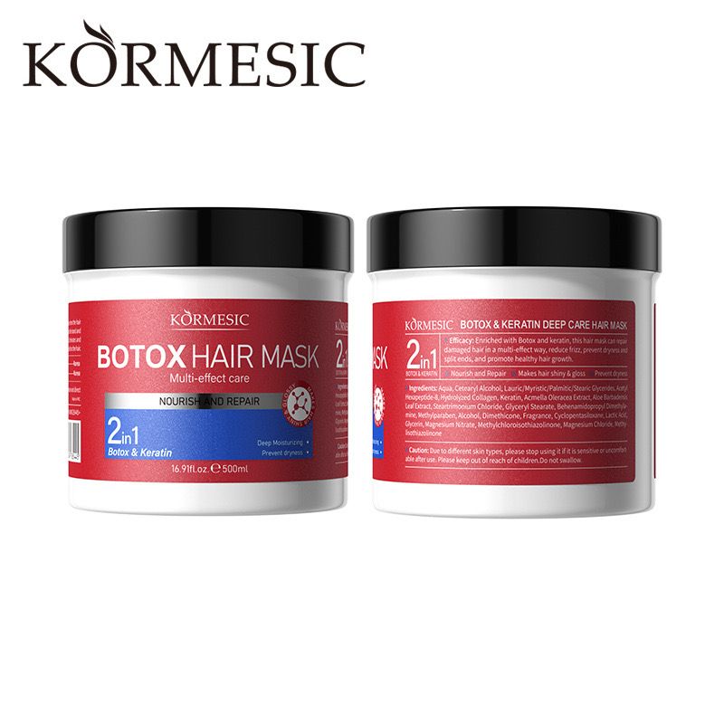 KORMESIC Natural 2 in 1 Botox Keratin Hair Mask 500ml – Miss Beauty