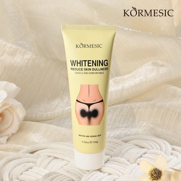 KORMESIC Snow Whitening Cream for Intimate Areas – 100g | Dark Spot Remover for Bikini, Inner Thigh & Buttocks | Skin Brightening & Nourishing Cream